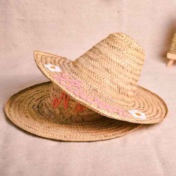 Personalized Straw Beach Hat main image 9